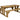 Abies Rounded Picnic Table and Benches Set - Rustic Finish Wooden Outdoor Dining Set for Gardens and Patios