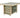 Art/Craft Project Workbench with Storage V.3 features a durable, moisture-resistant 18mm MDF top, ideal for creative projects and precision work. This design includes 7 vertical sections on one side for organizing materials and a double shelf on the other for versatile storage options