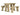 Aspen Picnic Table and Benches Set - Wooden Outdoor Dining Set for Gardens and Patios