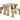 Aspen Picnic Table and Benches Set - Wooden Outdoor Dining Set for Gardens and Patios