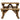 Aspen Picnic Table and Benches Set - Rustic Finish Wooden Outdoor Dining Set for Gardens and Patios