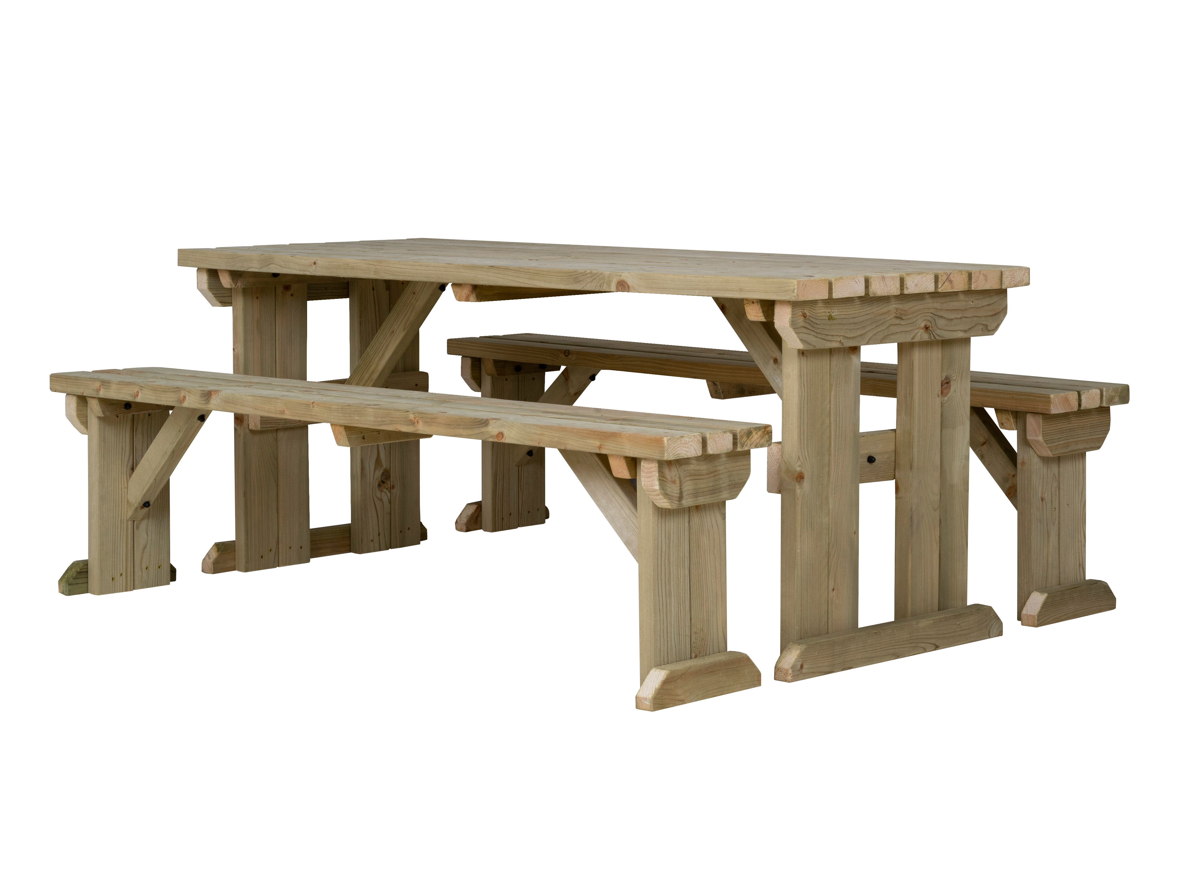 Aspen Picnic Table and Benches Set