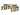 Aspen Picnic Table and Benches Set - Wooden Outdoor Dining Set for Gardens and Patios