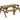 Fortem Pub-Style Picnic Table and Benches Set – Rustic Finish Wooden Outdoor Dining Set for Gardens, Patios, and Pubs