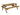 Fortem Pub-Style Picnic Table and Benches Set – Rustic Finish Wooden Outdoor Dining Set for Gardens, Patios, and Pubs