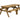 Fortem Rounded Pub Style Picnic Table Benches Set - Rustic Finish Wooden Outdoor Dining Set for Gardens, Patios, and Pubs