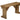 Hollies Wooden Garden Bench – Rustic Finish Outdoor Fence Seat for Gardens, Patios, and Parks