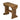 Hollies Wooden Garden Rounded Bench – Rustic Finish Outdoor Fence Seat for Gardens, Patios, and Parks