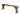 Hollies Wooden Garden Rounded Bench – Rustic Finish Outdoor Fence Seat for Gardens, Patios, and Parks
