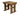 Hollies Wooden Garden Table – Rustic Finish Outdoor Picnic Dining Desk for Gardens, Patios, and Backyards