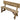 Victoria Garden Fence Bench with Backrest – Rustic Finish Wooden Outdoor Seating for Gardens, Patios, and Parks