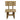 Victoria Garden Fence Bench with Backrest – Rustic Finish Wooden Outdoor Seating for Gardens, Patios, and Parks