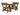 Victoria Picnic Table and Benches Set With Backrest - Rustic Finish Wooden Outdoor Dining Set for Gardens and Patios