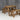 Victoria Rounded Picnic Table and Benches Set – Rustic Finish Wooden Outdoor Dining Set for Gardens, Patios, and Picnics
