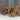 Victoria Rounded Picnic Table and Benches Set With Backrest - Rustic Finish Wooden Outdoor Dining Set for Gardens and Patios