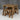 Victoria Space-Saving Rounded Picnic Table and Benches Set – Rustic Finish Wooden Outdoor Dining Set for Gardens and Patios