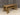 Victoria Space-Saving Rounded Picnic Table and Benches Set – Rustic Finish Wooden Outdoor Dining Set for Gardens and Patios