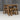 Victoria Space-Saving Rounded Picnic Table and Benches Set – Rustic Finish Wooden Outdoor Dining Set for Gardens and Patios