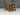 Victoria Space-Saving Rounded Picnic Table and Benches Set – Rustic Finish Wooden Outdoor Dining Set for Gardens and Patios