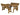 Victoria Space-Saving Picnic Table and Benches Set with Backrest – Rustic Finish Wooden Outdoor Dining Set for Gardens and Patios