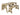 Victoria Space-Saving Picnic Table and Benches Set – Wooden Outdoor Dining Set for Gardens and Patios