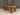 Victoria Space-Saving Rounded Picnic Table and Bench Set with Backrest – Rustic Finish Wooden Outdoor Dining Set for Gardens and Patios