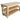 Wooden MDF Top Workbench – Sturdy Mobile Workstation with Double Shelf and Wheels, Ideal for Dry Indoor Spaces Such as Garages, Workshops, and Studios
