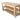 Wooden MDF Top Workbench – Sturdy Mobile Workstation with Double Shelf and Wheels, Ideal for Dry Indoor Spaces Such as Garages, Workshops, and Studios