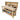 Wooden MDF Top Workbench – Sturdy Mobile Workstation with Back Panel, Double Shelf, and Wheels, Ideal for Dry Indoor Spaces Such as Garages, Workshops, and Studios
