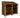 Wooden Log Store with Shelf W-146cm, H-126cm or 180cm, D-88cm - Brown Finish