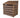 Slatted Wooden Log Store with Door and Shelf W-119cm, H-126cm or 180cm, D-88cm - Brown Finish