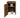 Wooden Wheelie Bin Store, Brown Finish