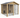 8x8ft Double Dog Kennel with Runs