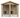 8x8ft Double Dog Kennel with Runs