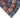 Halfmoon Tile Barrier Doormat - Blue Edge