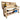 Acorn kiln-dried wooden workbench with back panel, double shelf and wheels ideal for workshops and garages