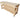 Acorn kiln-dried wooden workbench with double shelves and wheels ideal for workshops and garages