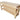 Acorn kiln-dried wooden workbench with double shelves and wheels ideal for workshops and garages