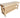 Acorn kiln-dried wooden workbench with double shelves and wheels ideal for workshops and garages
