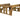 Alders Picnic Table and Benches Set with Backrest – Rustic Finish Wooden Outdoor Dining Set for Gardens and Patios