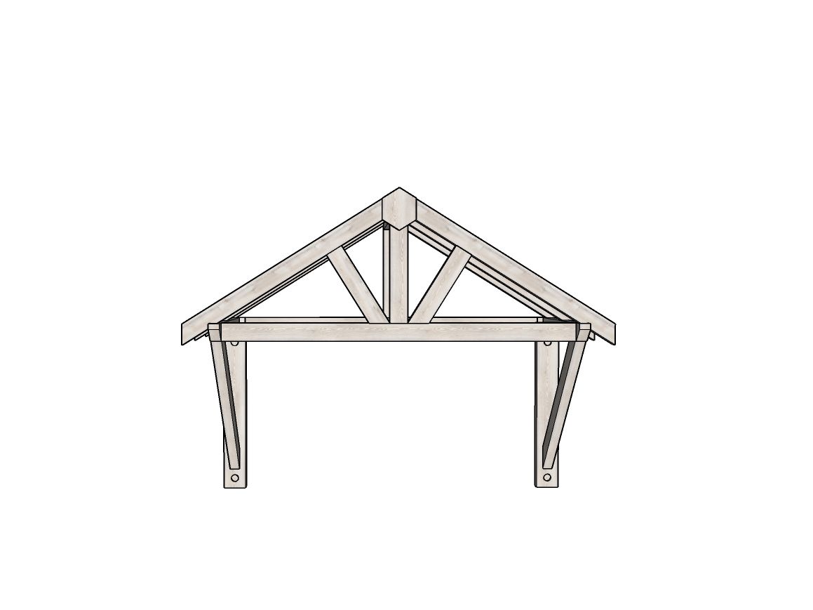 Apex Roof Porch Canopy | Stylish & Durable Wooden Canopy – Buy Now ...