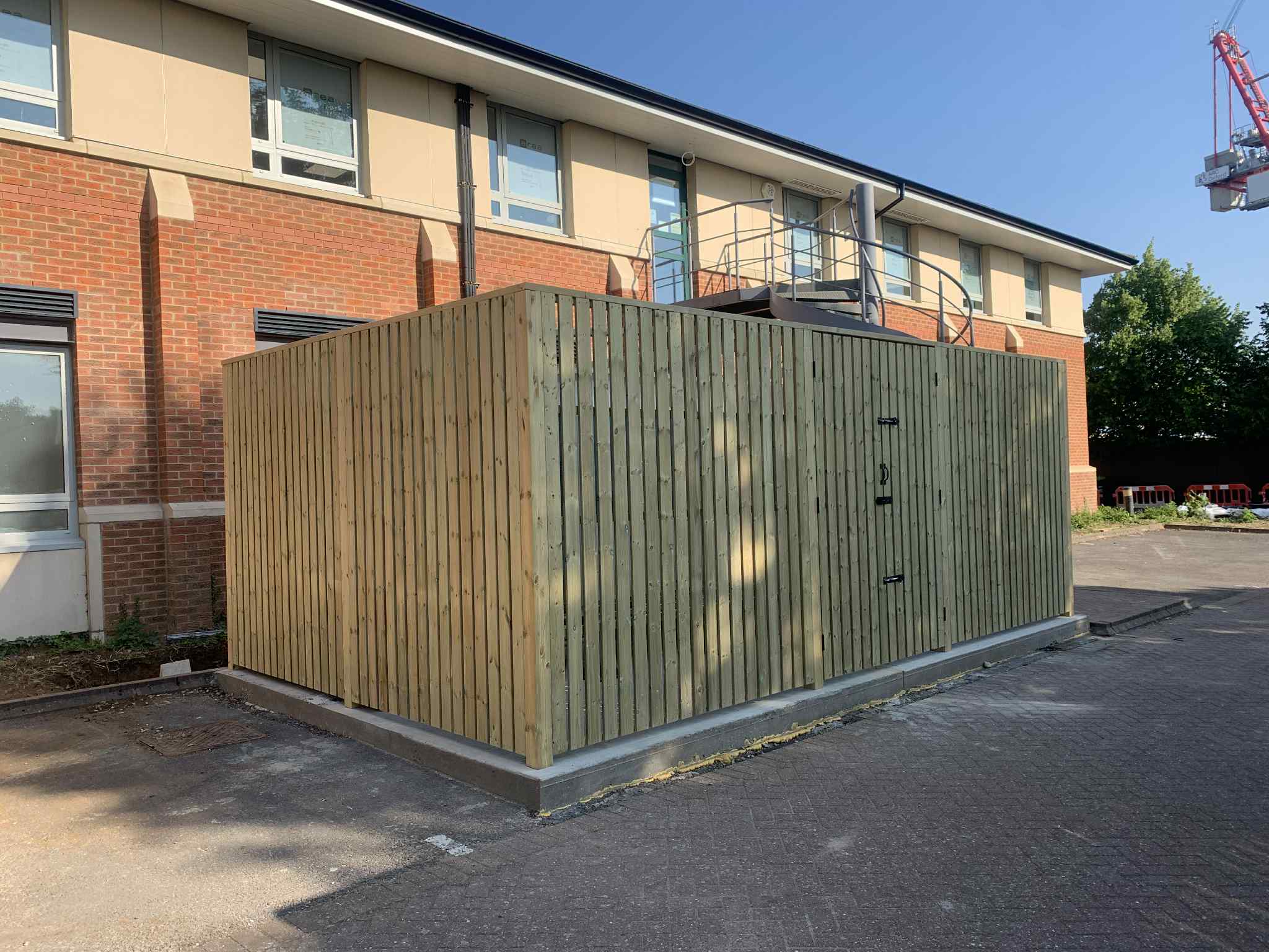 Modular Timber Storage Commercial Timber Bin Enclosures | Modular Bin Storage Kits – Arbor ...