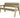 Consilium Garden Fence Bench with Backrest – Wooden Outdoor Bench for Gardens, Patios, and Parks