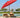 2.6m Large Metal Garden Patio Parasol - Red