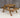 Fortem Rounded Pub Style Picnic Table and Benches Set - Rustic Finish Wooden Outdoor Dining Set for Gardens, Patios, and Pubs