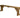 Hollies Wooden Garden Rounded Bench – Rustic Finish Outdoor Fence Seat for Gardens, Patios, and Parks