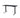 DESKO V3 Black Standing Desk With 140x70cm Black Tabletop
