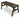 Victoria Rounded Wooden Garden Table Made From High Quality Timber In Rustic Finish, Featuring A Solid Rectangular Tabletop And Sturdy Wooden Leg Frame, Perfect As An Outdoor Dining Table.