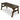 Victoria Rounded Wooden Garden Table Made From High Quality Timber In Rustic Finish, Featuring A Solid Rectangular Tabletop And Sturdy Wooden Leg Frame, Perfect As An Outdoor Dining Table.