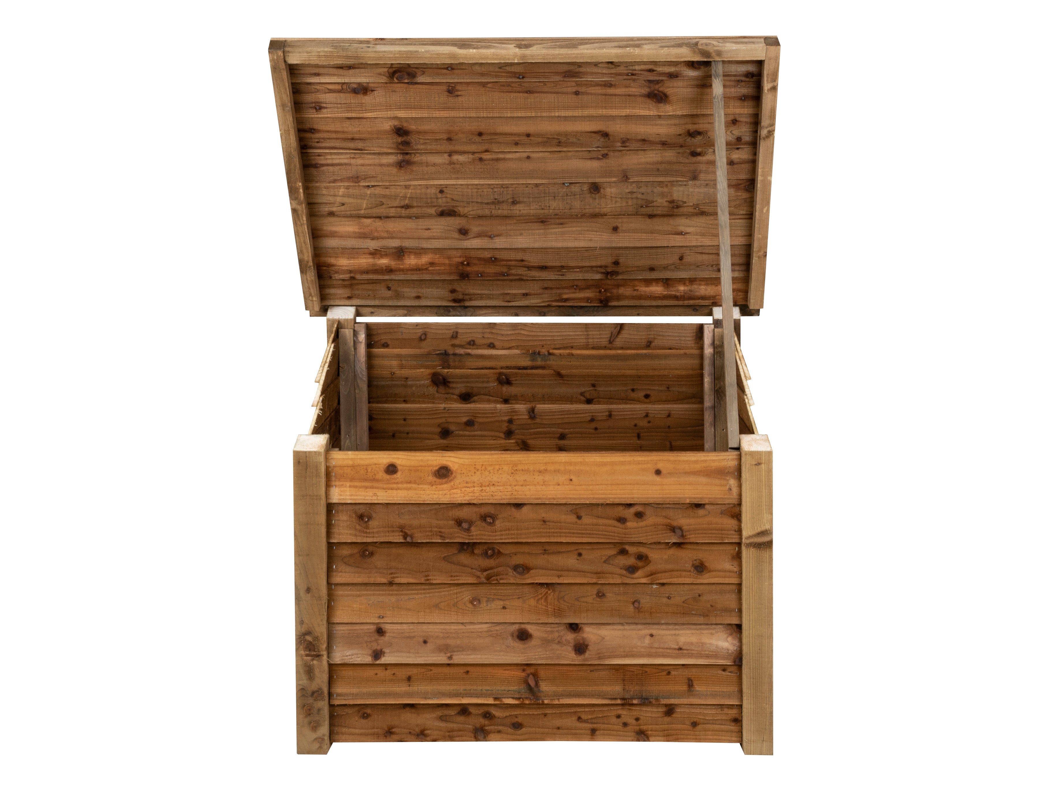 Log Chest Wooden Log Chest Storage – Perfect for Indoor & Outdoor Use – Arbor ...